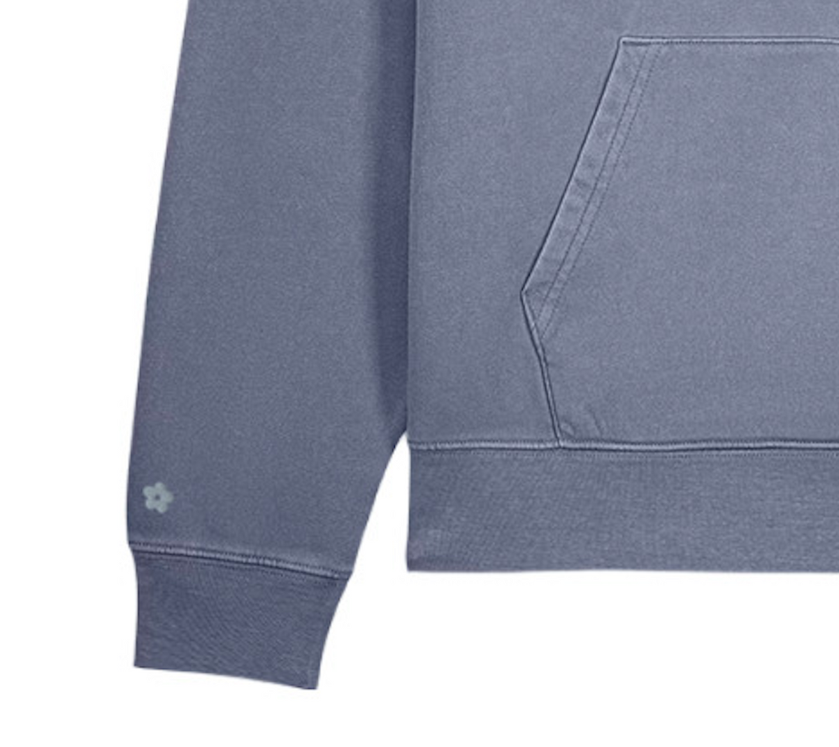 FLOWERSHOP ORGANIC HOODIE ✿ BLU