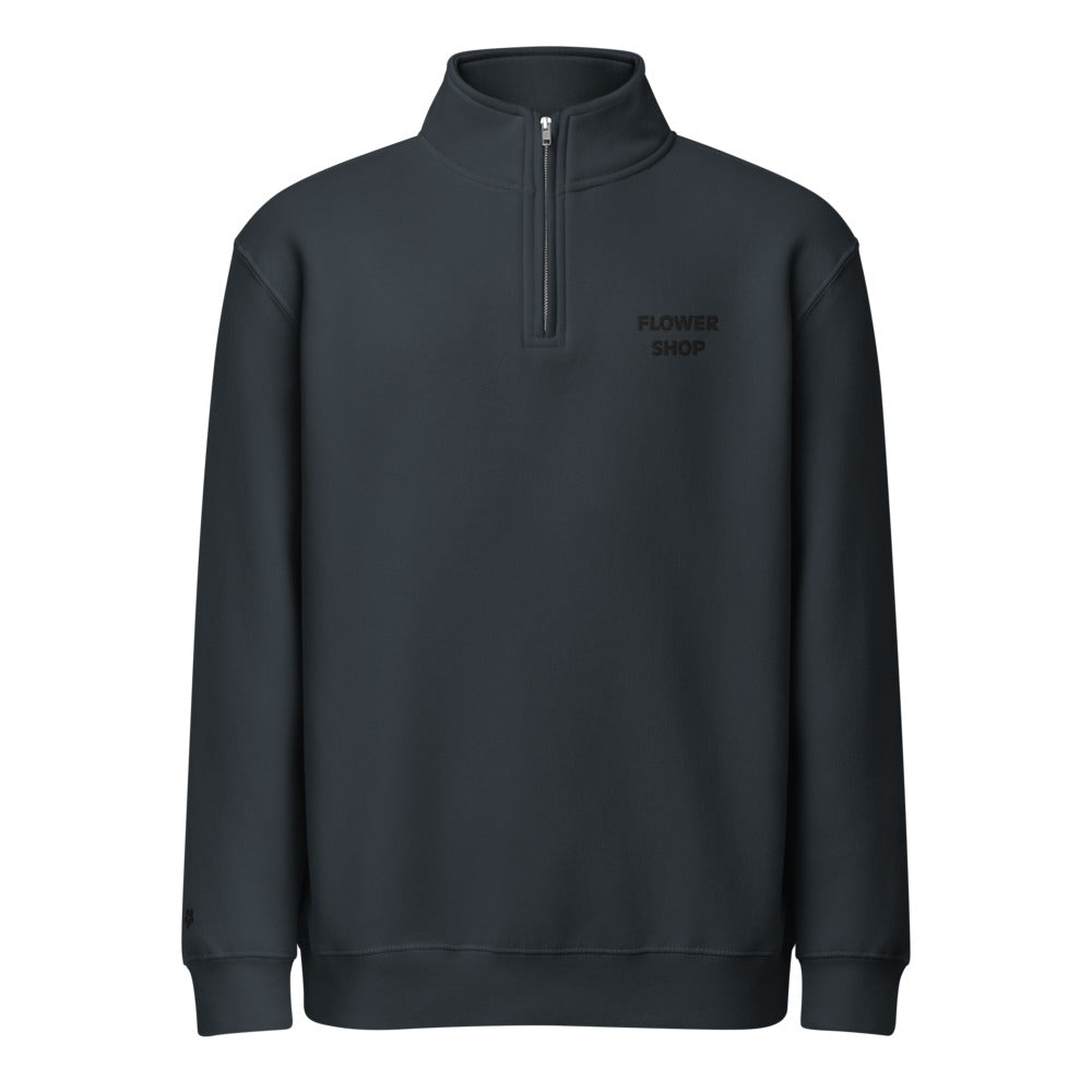 FLOWERSHOP 1/4 ZIP SWEATSHIRT    ✿ NVY