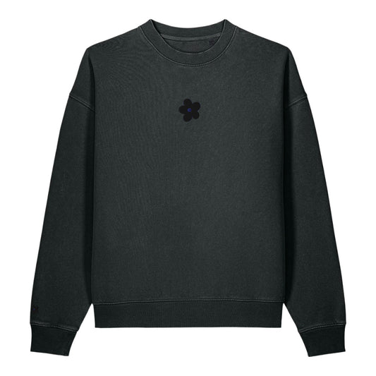 FLOWERSHOP CREW SWEATSHIRT    ✿ BLK